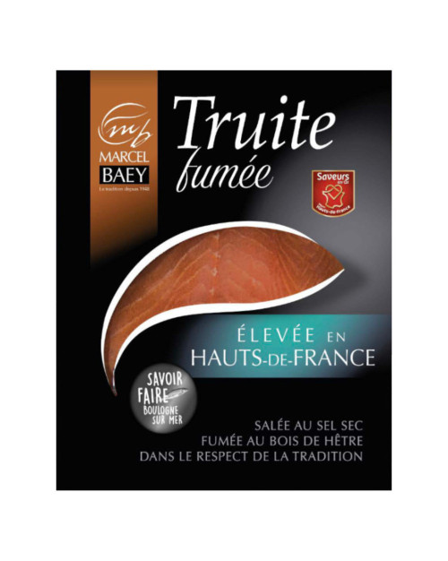 Truite fumée Hauts-de-France 120g