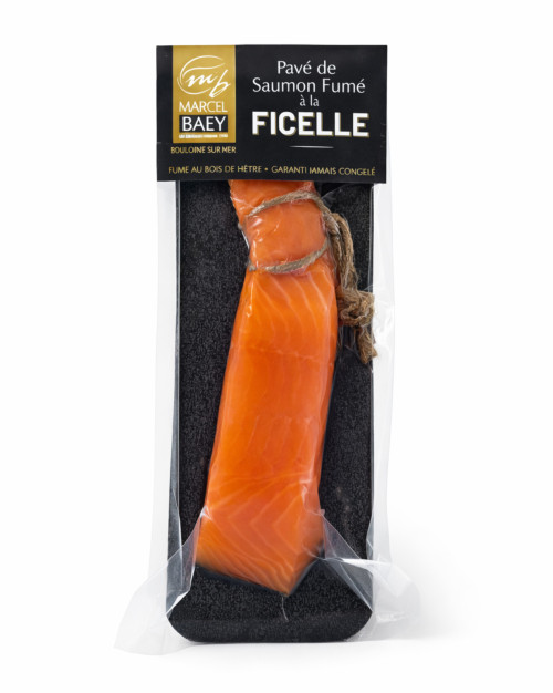 Pavé de saumon fumé à la ficelle - 120g - 1 pavé