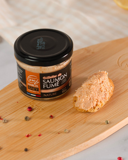 Rillettes de saumon fumé nature