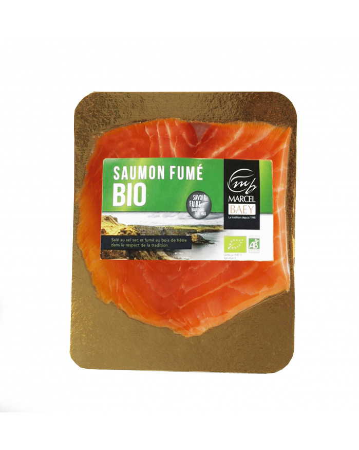 LE TRAITEUR DE SAUMON FUMÉ ORIGINE BIO 130G