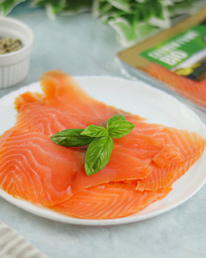 LE TRAITEUR DE SAUMON FUMÉ ORIGINE BIO 130G