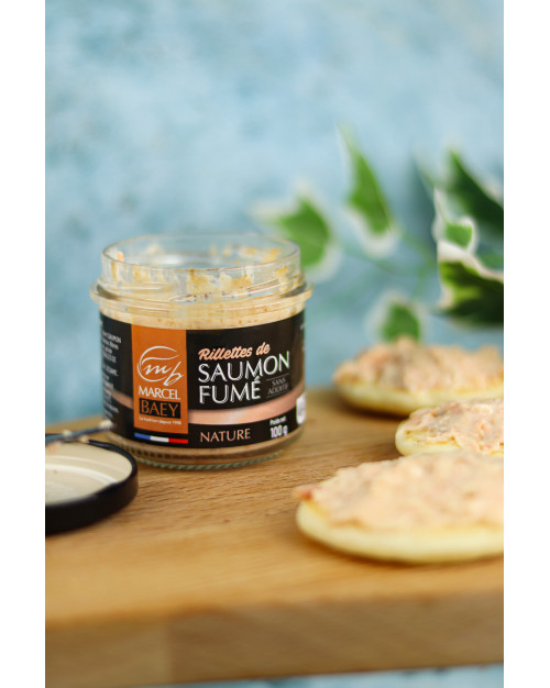 Rillettes de saumon fumé nature